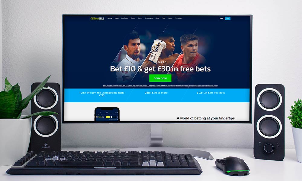 William Hill software for online casinos and betting shops