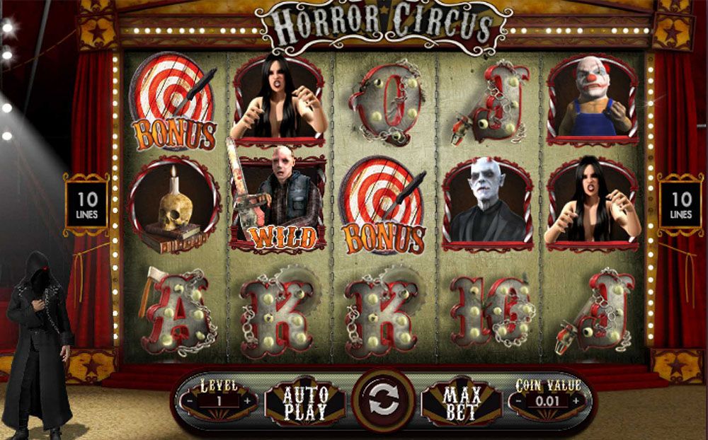 Horror Circus slot by Join Games