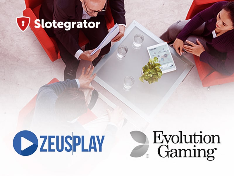 Slotegrator сотрудничает с Evolution Gaming и ZeusPlay